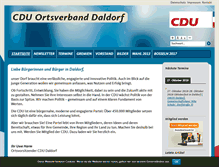 Tablet Screenshot of cdu-daldorf.de
